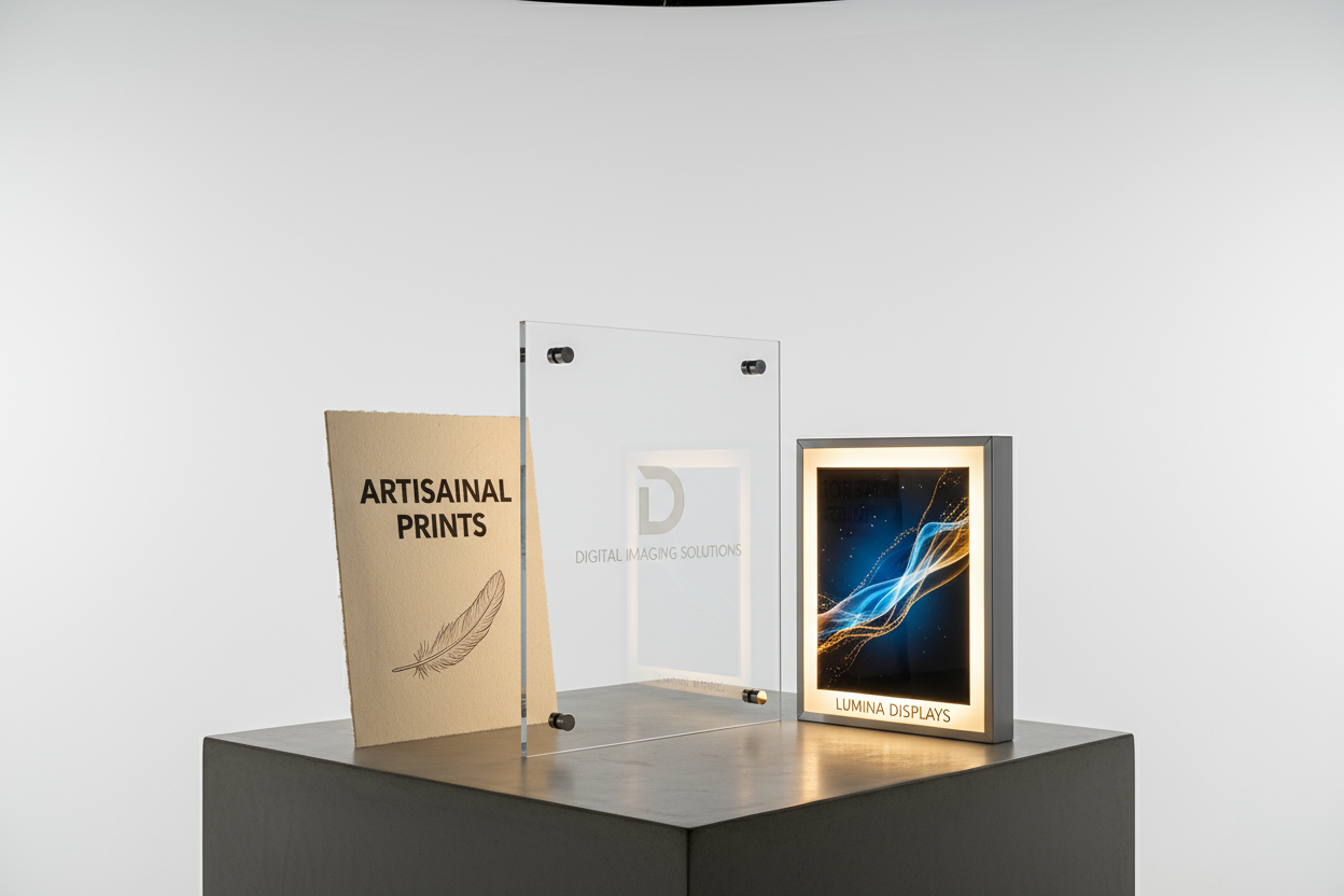 紙材、壓克力、金屬燈箱怎麼選？品牌視覺成本與效果的策略指南